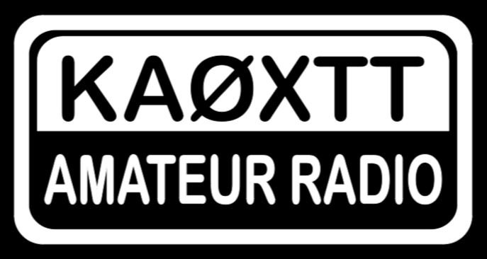 Ham radio callsign with Amateur Radio decals